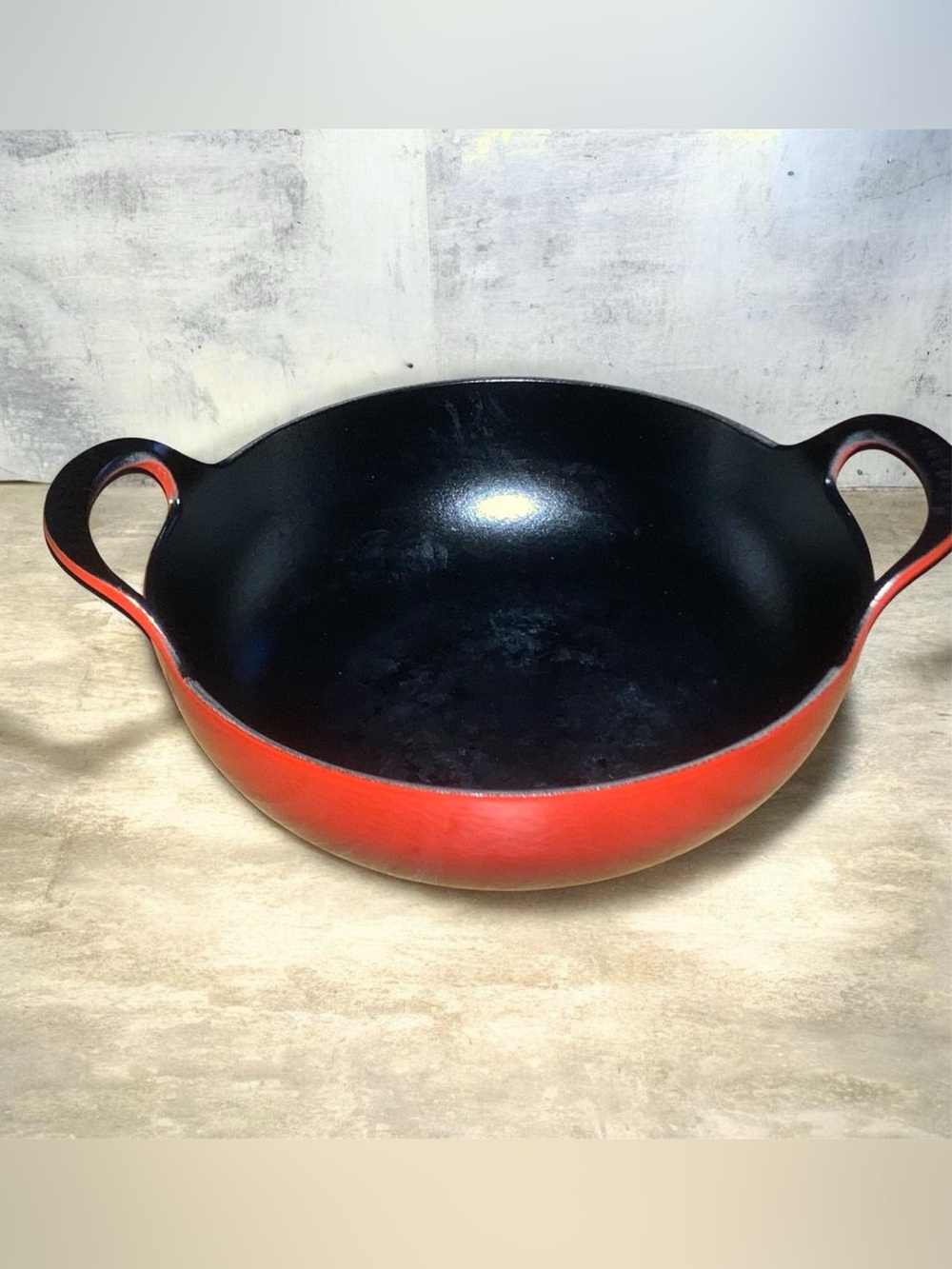 Le Creuset Enameled Cast Iron Traditional Round Balti Pan. 3-Qt.